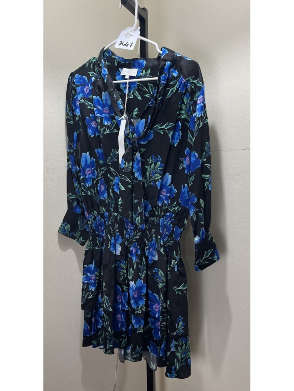 Christy Lynn Silk Dress, $498 NWT, Large, 75% Off! 2667